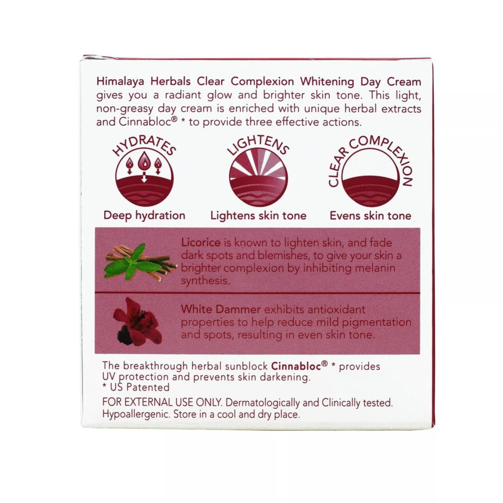 Aufhellende Gesichtscreme für den Tag (50 G), Klare, aufhellende Tagescreme für den Teint