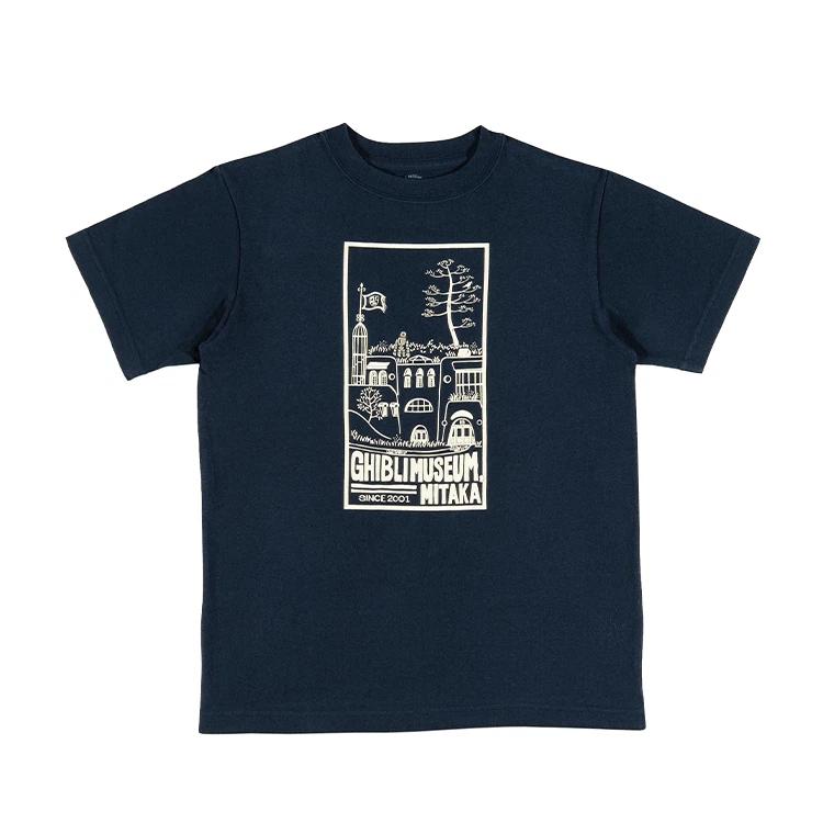 Ghibli Museum Original TShirt Ghibli Museum Mitaka Navy Japan New M