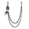 Creative Trendy Men's and Women's Pants Chains Personality Chains Punk Hip Hop Hip Hop Denim Waist Chains Fashion Pants Accessories