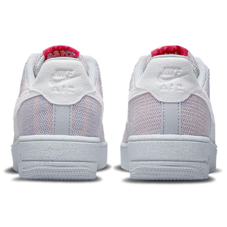 New Nike Air Force 1 Low Crater Flyknit Wolf Grey DC4831-002