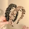1/2/3pcs Pleated Fabric Headband for Woman Korean Rhinestones Toothed Non-slip Hair Band Able Girl Makeup Head
