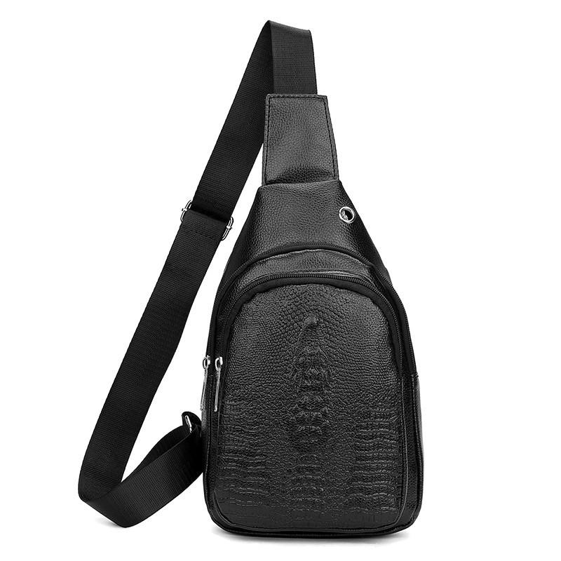 Leisure Single-shoulder Bag Stylish Men s Backpack Men s Trendy Large Capacity Crossbody Bag