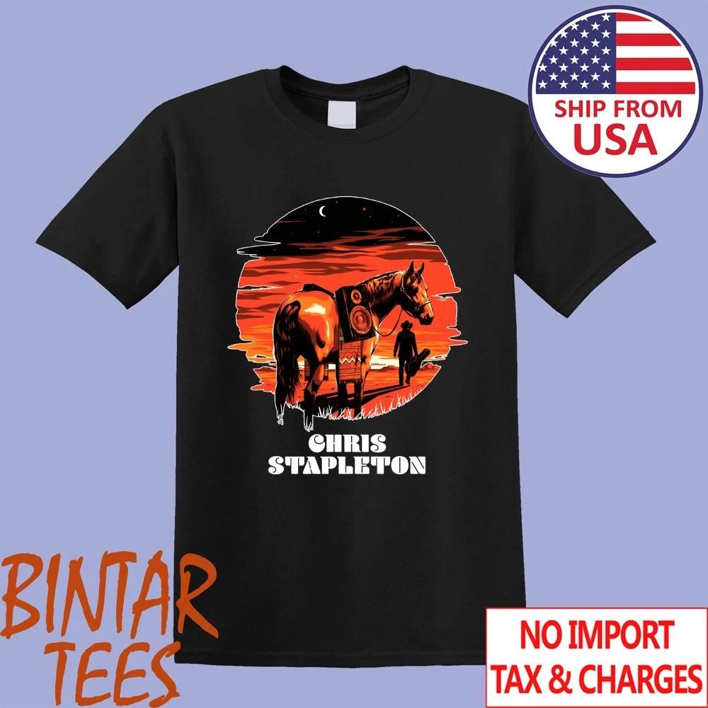 Chris Stapleton Men s Black Size S to 5XL 2XL