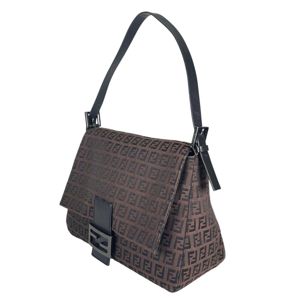 FENDI Mamma bucket Handbag Brown Women used