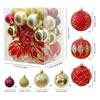 Christmas Ball Ornament Set 36 Pieces Colorful Baubles Pendant Shatterproof Christmas Tree Baubles Decorations For Indoor