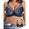 Women S Sexy Lace Embroidered Push Up Bra For Large Bust