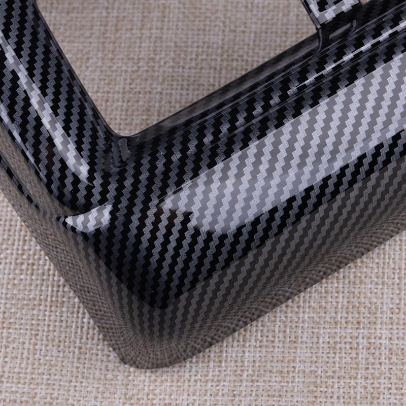 

Car Rear Air Vent Outlet Panel Cover Seat Armrest Box Anti Kick Trim Fit for Honda CR-V CRV 2024 Carbon Fiber Style