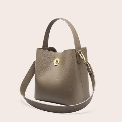 Leren Emmerzak met Grote Capaciteit, Nieuwe Schouder Messenger Bag, Veelzijdige Draagbare Damestas.