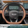 Leder-Autolenkradabdeckung für Geely Emgrand 2024 2025 2026 Zubehör