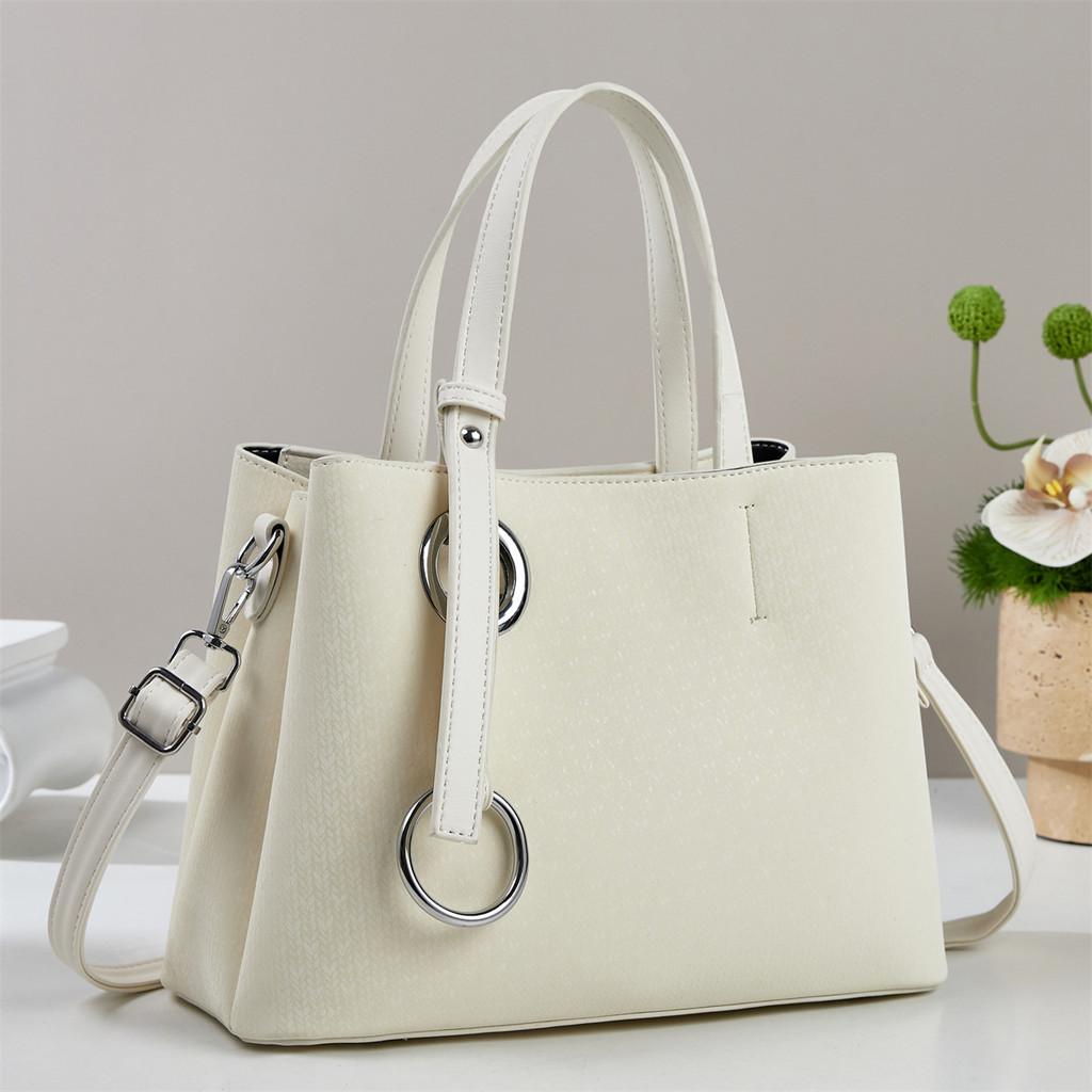 Trendy Oversized Bag With Belt Decor In Pu Leather For Casual Office Use