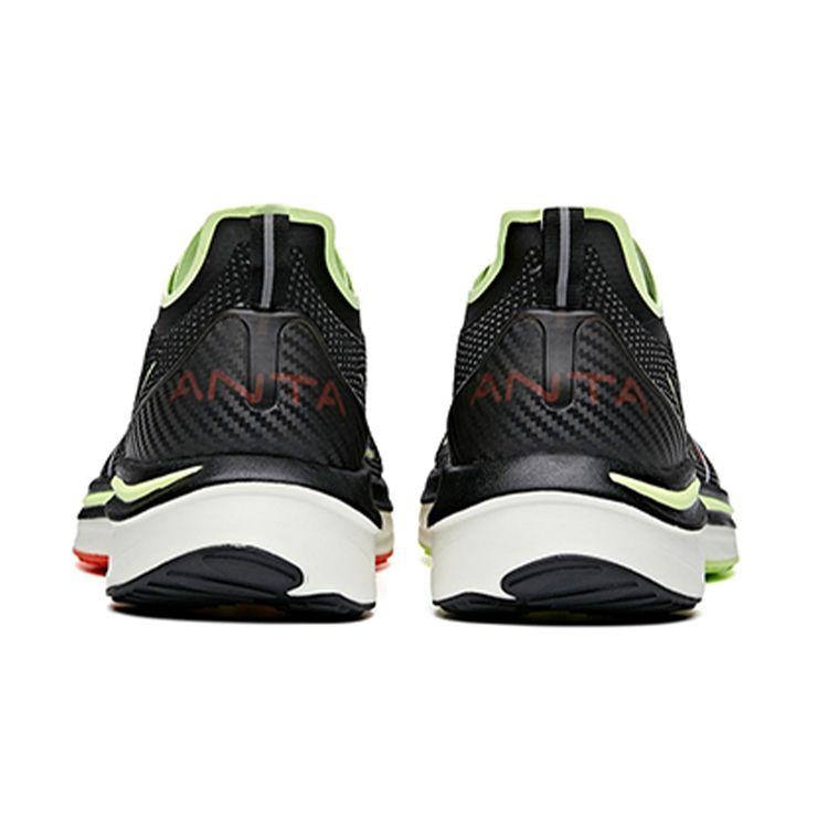 Anta Mach 1.0 Comfortable Shock Absorption Non-Slip Wear-Resistant Breathable Low-Top Running Shoes Men sneakers Black Orange Green 112125586-1