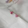 Heart-Shaped S925 Sterling Silver Minimalist Stud Earrings - Light Luxury Style
