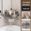 Bathroom Suction Cup Corner Shelf