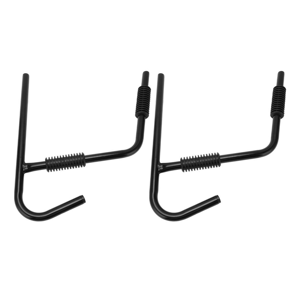 Heavy Duty Kayak Wall Rack Orderly Storage Detachable Black Metal Kayak Wall Mount Storage Rack for Garage Shed