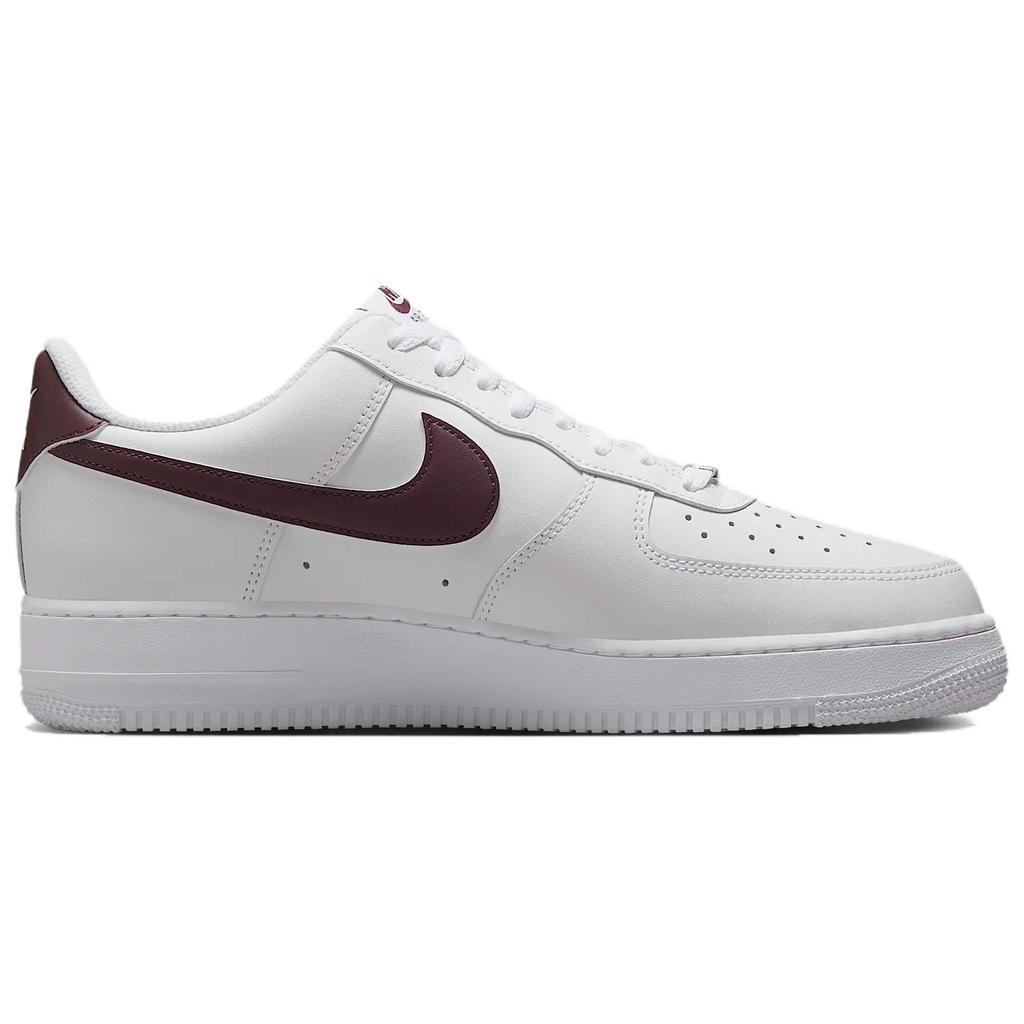 Nové Nike Air Force 1 Low '07 Bílé Burgundy Crush FJ4146-112