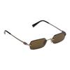 MIU MIU Logo Rectangle Sunglasses Women Sunglasses Antique-Gold SMUB50_E26C_FE09Z_C_052