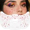 Fun Holiday Tattoo Stickers Temporary Sticker Red Freckles Face Tattoo Waterproof Skin-safe