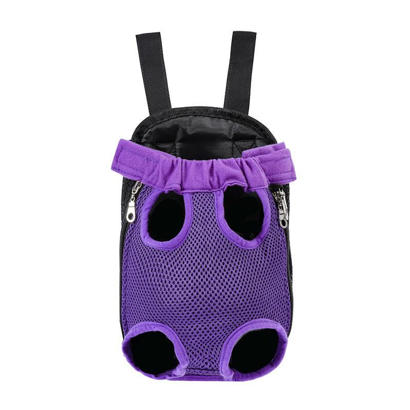 Portable Mesh Backpack for Small & Medium Dogs and Cats - Breathable Travel Carrier