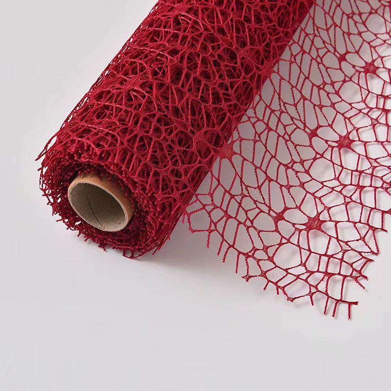 

Жаккардовая сетчатая бумага для упаковки цветов для букетов - дизайн с большими отверстиями Wild Goose