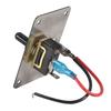 Marine Boat Anchor Windlass Return Toggle Switch Aluminum Plate 2 Way Led Light Up/Down Toggle Switch Anchor Winch