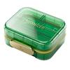 7 Compartments Portable Bilayer Pill Case Travel Moisture Proof Pill Box for Tablets Vitamins Medication Weekly Pill Organizer