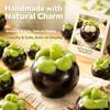 Crunchy Mangosteen Squishy Toy Building Block Filled Moldable Stress Ball Round Blocks Squeeze Fidget Toy Stress Relief Toy for Office Home Travel