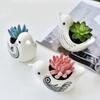 Cute Bird Flower Pot Ceramics Succulent Pot Planter Home Decor Indoor Decoration Desktop Ornaments Bonsai Plant Pot