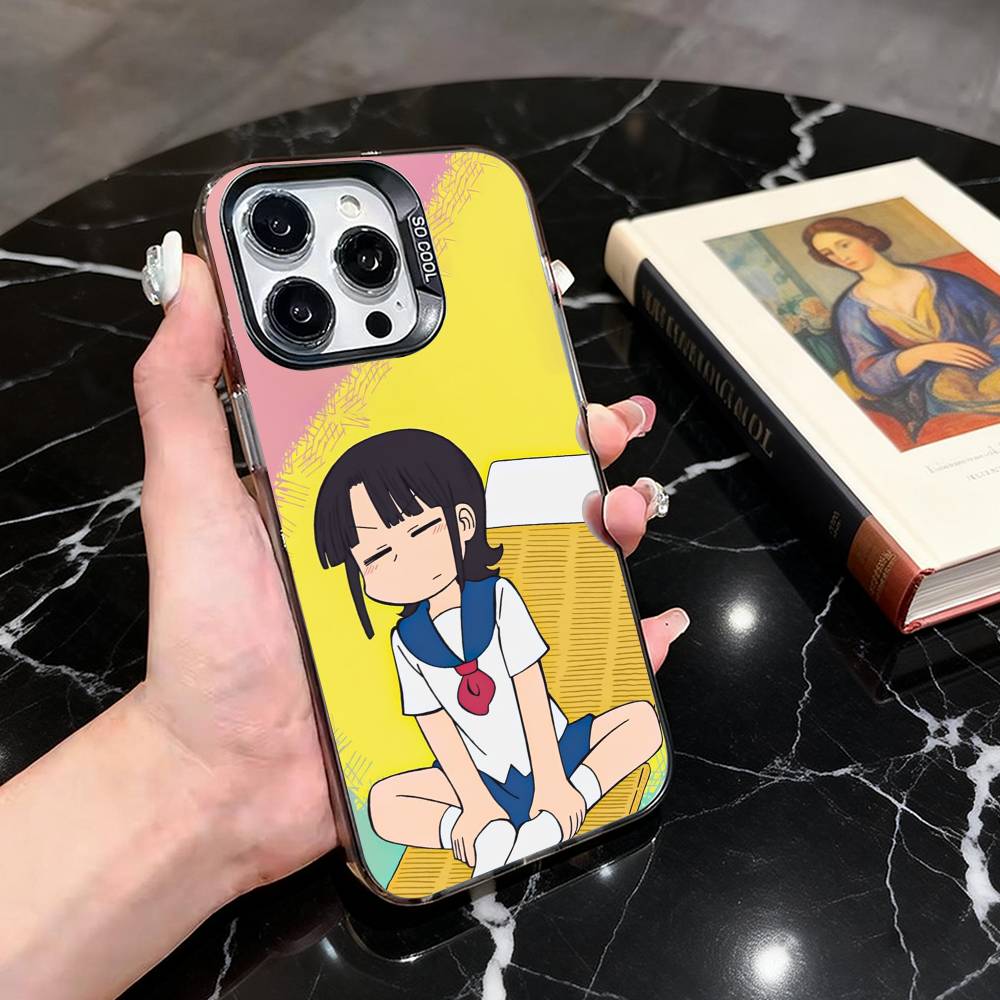 C-CITY Girls THE A-ANIMATION-cta Phone Case For iPhone 17,16,15,14,13,12,11 Plus,Pro Max,XS,Colored Silver Plated Inside Cover