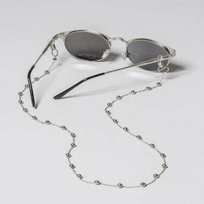 Glasses Diy Accessories  Woman Sunglasses Chain Cylinder Bead Chain Anti-Falling Eyeglasses Cord Necklace