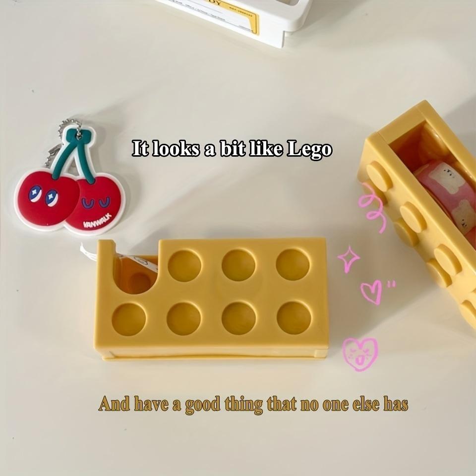 1pc Tape Dispenser Holder Cutter for Office Student Tape Box Gift Stationery