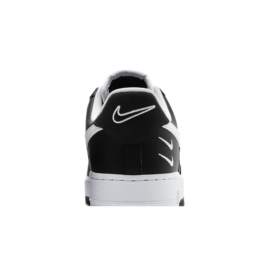 Nike Air Force 1 '07 LV8 'Double Swoosh - Black White' (Unisex) Black / White Skateboard Shoes CT2300 001
