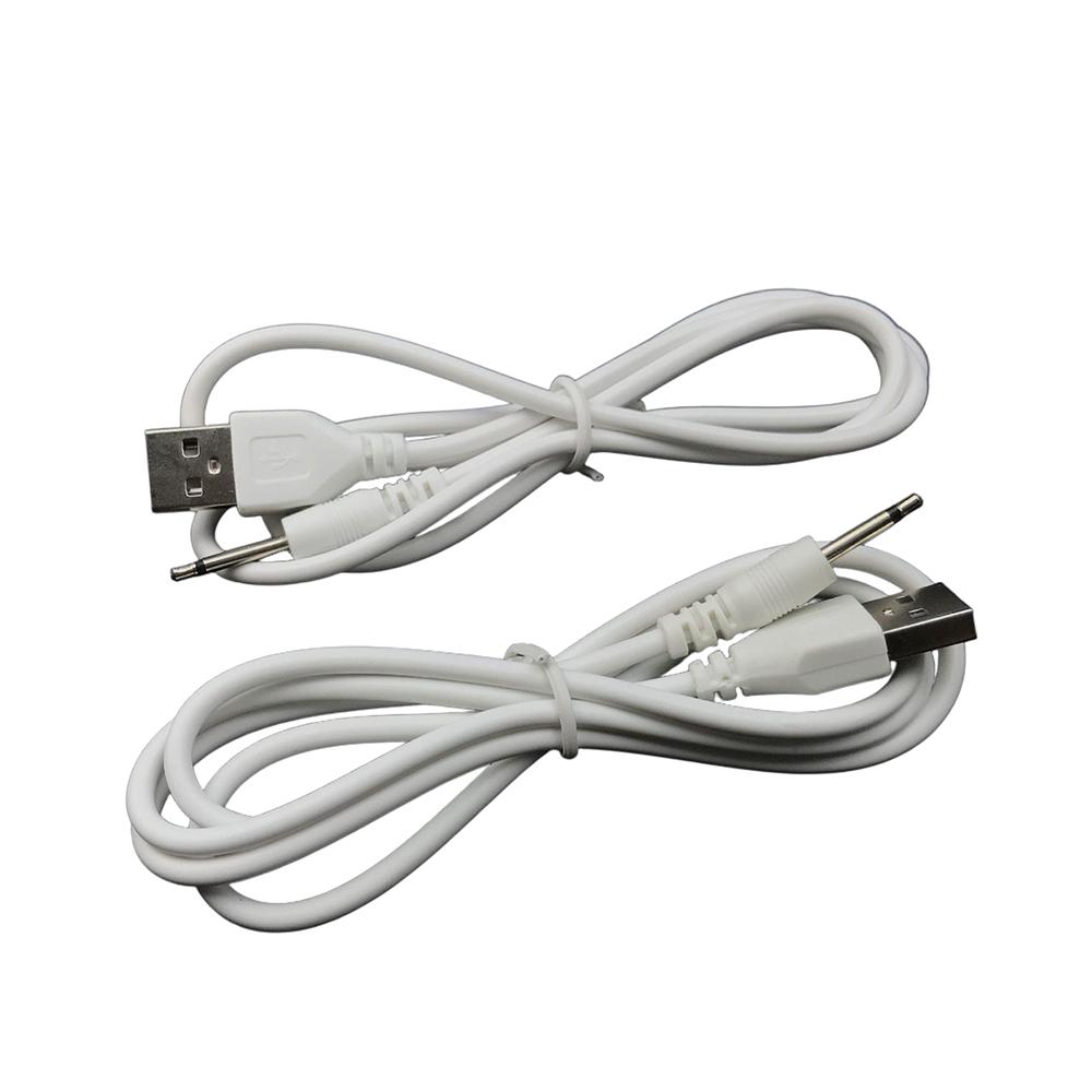 USB To DC 2.5mm Charging Cable USB To 2.5 AUX Mono Line Single Audio Channel Cord Extend Power Supply Wire 14mm 15mm 16mm 17.4mm