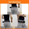 K2k Punk Style Pu Leather Belt With Metal Pin Buckle For Casual Wear