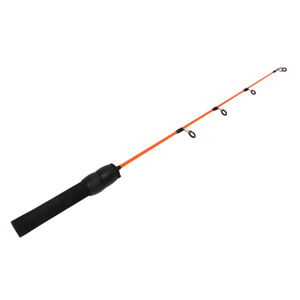 50cm Mini Ice Fishing Rod Short Portable FRP Ice Fishing Pole with EVA Anti Slip Handle