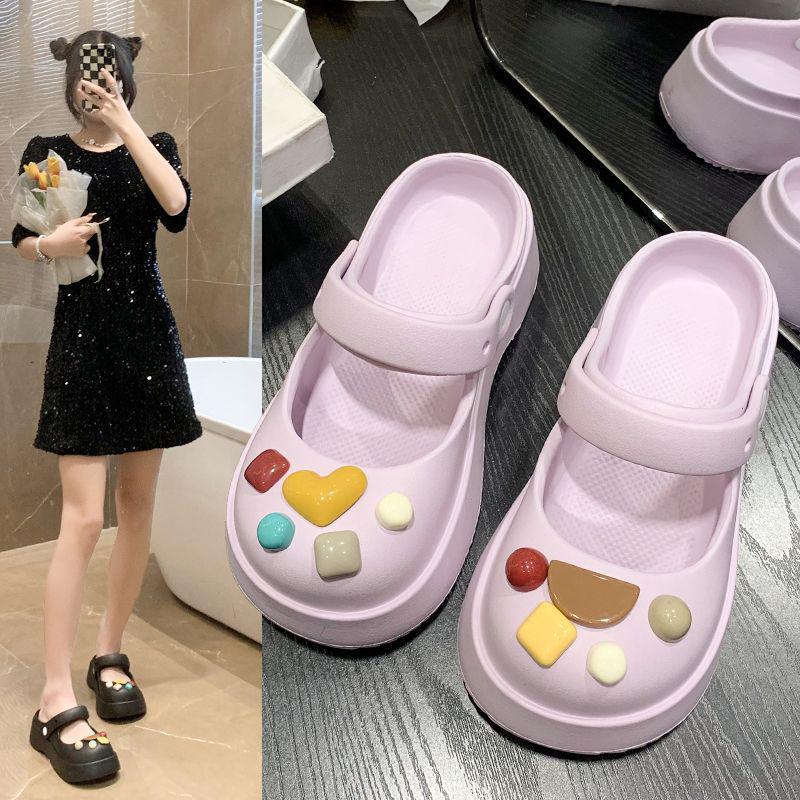 2025 Women's Non-Slip Thick Bottom Sandals for Indoor & Outdoor Use