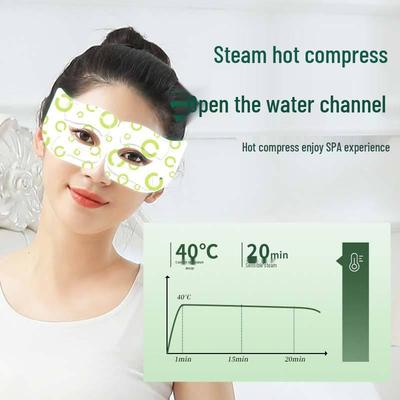 Herbal Steam Eye Mask for Fatigue & Dryness Relief - Disposable Heat Patches