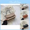Vintage Chic Damen Kleine Quadratische Tasche Stilvolle Minimalistische Pu Umhängetasche Für Den Täglichen Gebrauch