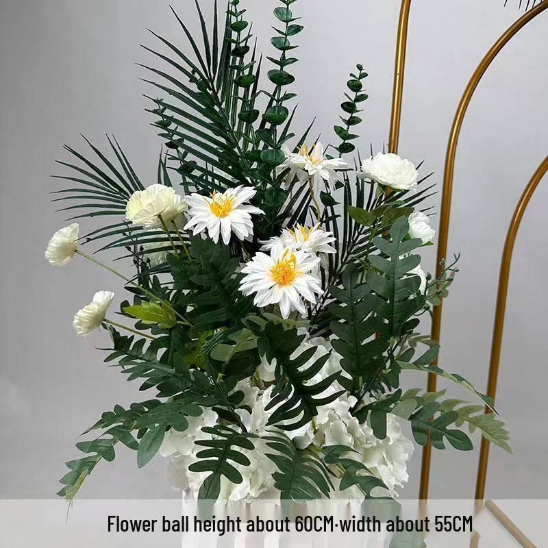 Dekorationsständer für Hochzeitsbühne und Gang mit künstlichen Blumen