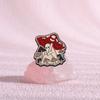 Halloween Ghost Mushrooms Enamel Pins Custom Mushroom Cap Brooches Lapel Badges Clothes Punk Jewelry Gift for Kids Friends