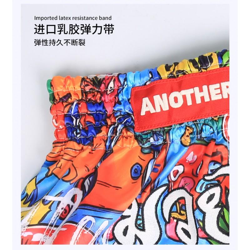 Kids Muay Thai Shorts Boxing MMA Kickboxing Training Gym Wear In Fruit