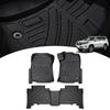 GIMUYA Floor Mats for Toyota Land Cruiser Prado 150 Series Waterproof 3D TPE Interior Custom Seat Passenger Seat 2nd Row (5-seater), Design, GDJ15#