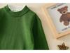 2025 Kids' Fake Cardigan Round Neck Sweater - Spring/Autumn/Winter, Korean Style Parent-Child Outfit