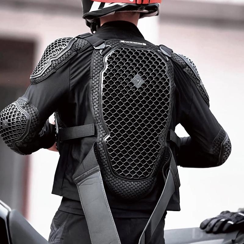 SULAITE Motorcycle Jacket Honeycomb Full Body Armor Protection Jackets Motocross Racing Clothing Breathable Protectors,A1