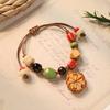 Retro Natural Plant Fruit Bracelet Hand Woven Acorn Hand Rope Women's Niche Literary Bracelet