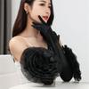 Black Long Gloves Breathable Mittens Fashion Etiquette Gloves  Evening Party