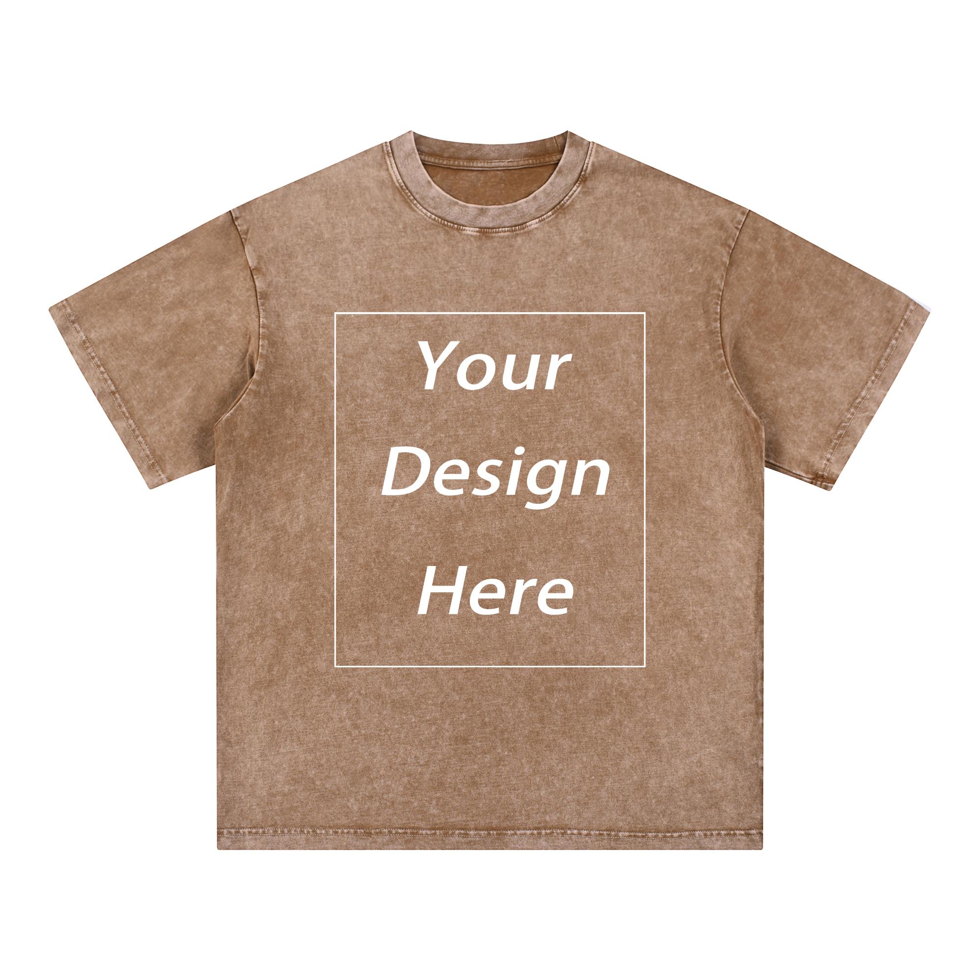 

Футболка унисекс с коротким рукавом, 100% хлопок, плотность 220 г/м², кислотная стирка, индивидуальный узор XXXL кофейный