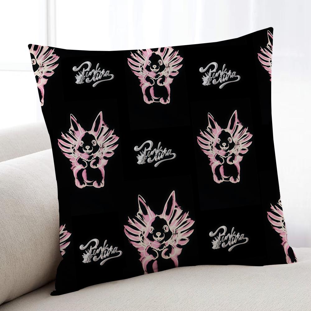 

Singer K-Kenia Os Pink Aura cushion cover Home Bedding Sofa living Room pillowcase Simple Soft Skin Cushion Cover Party Gift 12x12Inch
