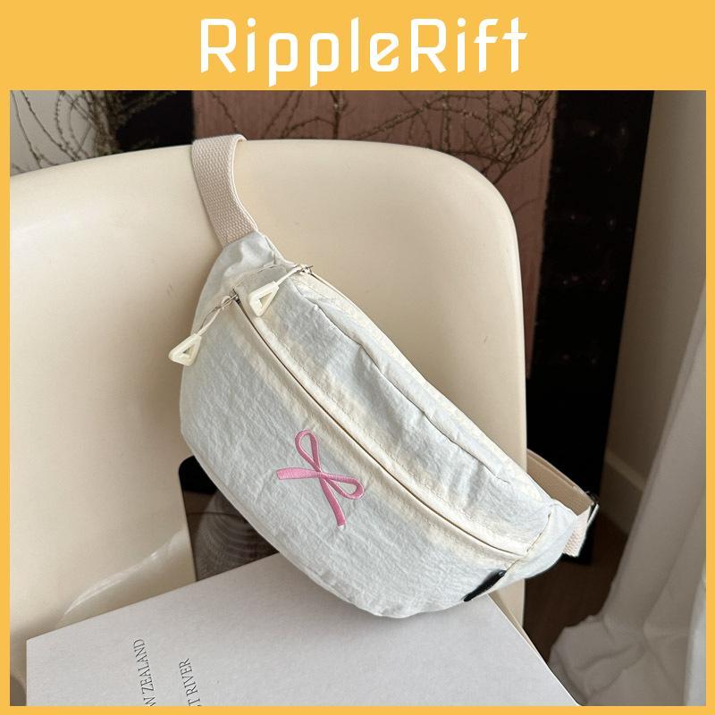 Canvas Butterfly Bow Crossbody Bag For Casual Streetwear Women