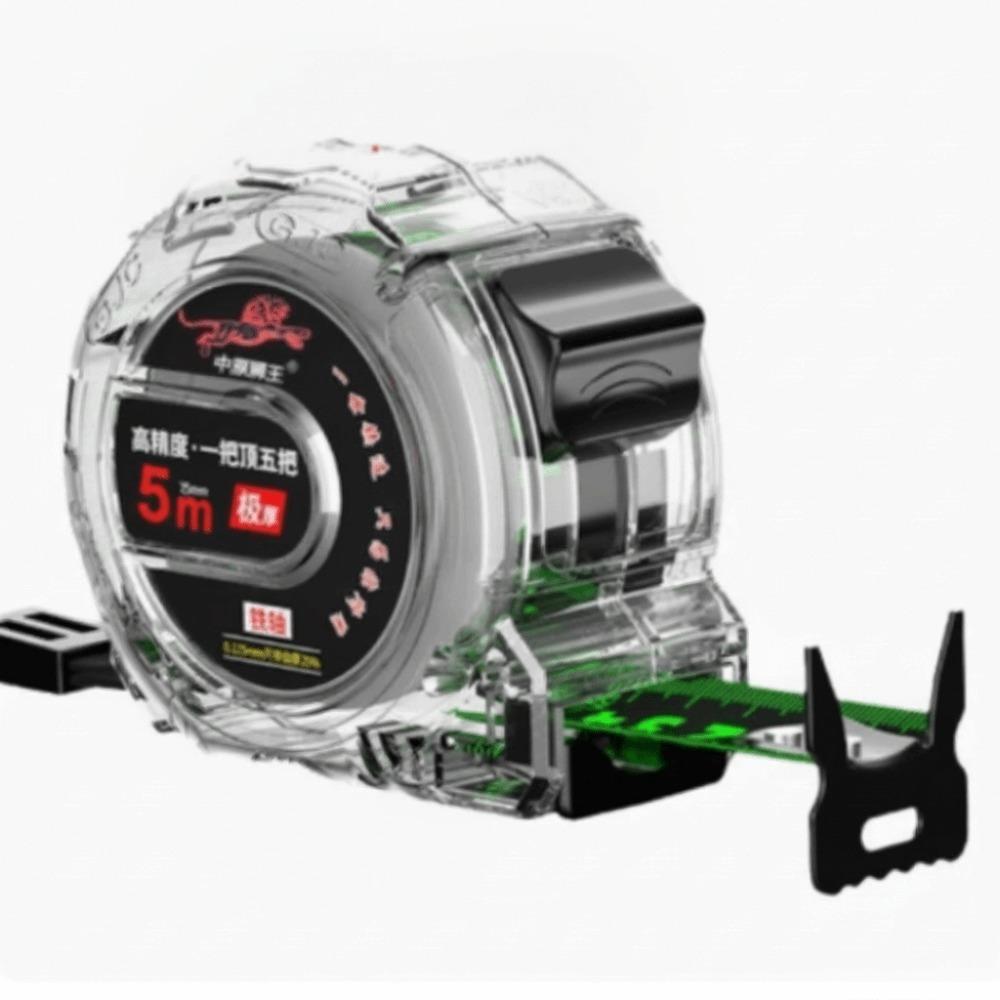 Clear Case Included Retractable Tape Measure High Accuracy Tape Measure Woodworking 5m