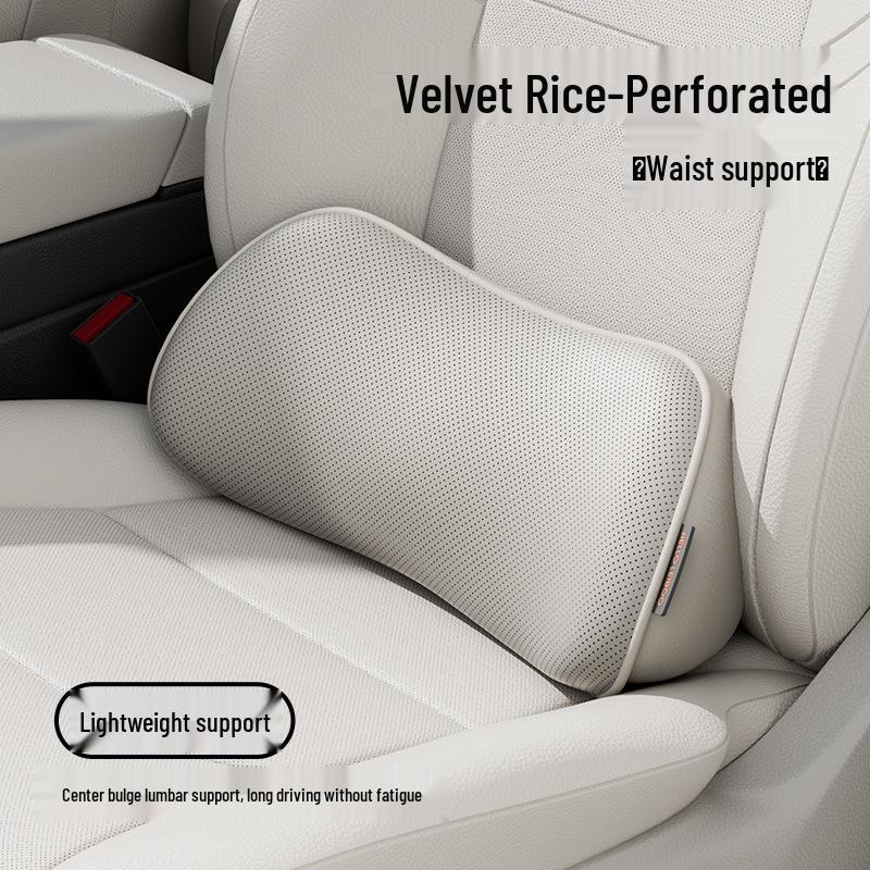 Thin Summer Car Lumbar Support Cushion – Driver Side Back & Waist Pad